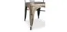 Stalowe krzesło do jadalni - Industrial Design - New Edition - Stylix image 7
