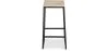 Stołek barowy - Industrial Design - Wood & Metal - 76cm - Big Boy image 7
