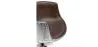 Fotel do salonu - Designerski fotel - Skóra i metal - Cognac image 7