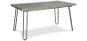 Prostokątny stół do jadalni - Industrial - Wood & Metal - 150cm - Hairpin image 9