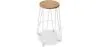 Okrągły stołek - Industrial Design - Wood & Metal - 66cm - Hairpin image 9