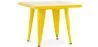 Kwadratowy stolik dla dzieci - Industrialny - Metal - 60cm - Stylix image 9