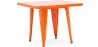 Kwadratowy stolik dla dzieci - Industrialny - Metal - 60cm - Stylix image 9
