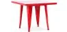 Kwadratowy stolik dla dzieci - Industrialny - Metal - 60cm - Stylix image 9