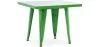 Kwadratowy stolik dla dzieci - Industrialny - Metal - 60cm - Stylix image 9