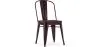 Krzesło do jadalni - Design przemysłowy - drewno i stal - Stylix image 9