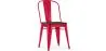 Krzesło do jadalni - Design przemysłowy - drewno i stal - Stylix image 9