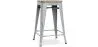 Stołek barowy z oparciem - Industrial Design - Wood & Steel - 61cm - Stylix image 9