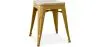 Stołek - Industrial Design - Wood & Metal - 45cm - Stylix image 9