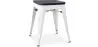 Stołek industrialny - drewno i stal - 46cm - Stylix image 9