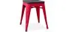 Stołek industrialny - drewno i stal - 46cm - Stylix image 9
