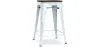 Stołek barowy - Wzornictwo Przemysłowe - Drewno & Stal - 60cm -Stylix image 9