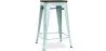 Stołek barowy - Wzornictwo Przemysłowe - Drewno & Stal - 60cm -Stylix image 9