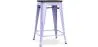Stołek barowy - Wzornictwo Przemysłowe - Drewno & Stal - 60cm -Stylix image 9