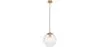 Lampa sufitowa w kształcie kuli - lampa wisząca z kryształami - Alvis image 9