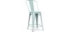 Stołek barowy z oparciem - Industrial Design - 60cm - Stylix image 9