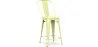 Stołek barowy z oparciem - Industrial Design - 60cm - Stylix image 9
