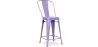 Stołek barowy z oparciem - Industrial Design - 60cm - Stylix image 9