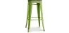 Stołek barowy w stylu industrialnym - drewno & stal - 76cm - Stylix image 9