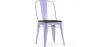 Krzesło do jadalni - Design przemysłowy - drewno i stal - Stylix image 9