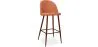 Stołek tapicerowany tkaniną - Skandynawski design - 76cm - Evelyne image 9