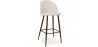 Stołek tapicerowany tkaniną - Skandynawski design - 76cm - Evelyne image 9