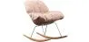 Fotel bujany tapicerowany - Skandynawski design - Ruma image 9