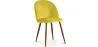 Krzesło do jadalni - Tapicerowane aksamitem - Skandynawski design - Evelyne image 9