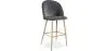Stołek z aksamitną tapicerką - Skandynawski design - Evelyne image 9