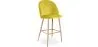 Stołek z aksamitną tapicerką - Skandynawski design - Evelyne image 9