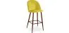 Stołek z aksamitną tapicerką - Scandinavian Design - Evelyne image 9