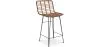 Wiklinowy stołek barowy - Boho Bali Design -65cm - Catori image 9