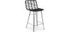 Wiklinowy stołek barowy z oparciem - Boho Bali Design - 75cm - Catori image 9