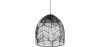 Czarna lampa sufitowa z rattanu - Lampa wisząca w stylu boho Bali - Le image 9