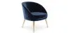 Designerski fotel - tapicerowany aksamitem - Pimba image 9