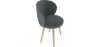 Designerski fotel - tapicerowany aksamitem - Yuna image 9