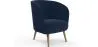 Designerski fotel - tapicerowany aksamitem - Krenda image 9