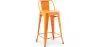 Stołek barowy z oparciem - Design przemysłowy - 60cm - New Edition - Stylix image 9