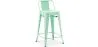 Stołek barowy z oparciem - Design przemysłowy - 60cm - New Edition - Stylix image 9
