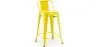 Stołek barowy z oparciem - Design przemysłowy - 60cm - New Edition - Stylix image 9