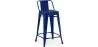 Stołek barowy z oparciem - Design przemysłowy - 60cm - New Edition - Stylix image 9