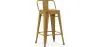 Stołek barowy z oparciem - Design przemysłowy - 60cm - New Edition - Stylix image 9