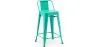 Stołek barowy z oparciem - Design przemysłowy - 60cm - New Edition - Stylix image 9