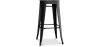 Stołek barowy - Industrial Design - Wood & Steel - 76 cm - New Edition- Stylix image 9