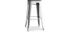 Stołek barowy - Industrial Design - Wood & Steel - 76 cm - New Edition- Stylix image 9
