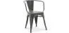 Krzesło do jadalni z podłokietnikami - Industrial Design - Steel - New Edition - Stylix image 9