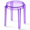 Taboret Niski Przezroczysty - 47cm - Arthur image 9