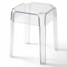 Taboret Niski Przezroczysty - 47cm - Victoria Queen image 9