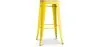 Stołek barowy - Wzór przemysłowy - Drewno & stal - 76cm - Nowa edycja - Stylix image 9