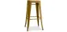 Stołek barowy - Wzór przemysłowy - Drewno & stal - 76cm - Nowa edycja - Stylix image 9